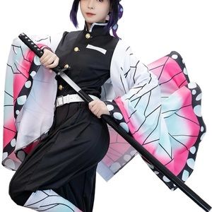 Elegant Women's Butterfly-Inspired Costume
